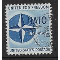 USA 1959 4c BLUE ANNIVERSARY OF NATO SG 1126 FI...