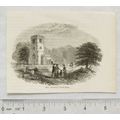 1860s engraving - Bromley Church, Kent