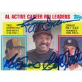 REGGIE JACKSON, TED SIMMONS & GRAIG NETTLES AUT...