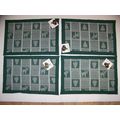 NATURAL IMPRESSIONS PLACEMATS (4) NORTHWOODS MO...