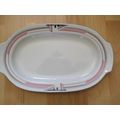 J L Menau - Serving Platter - Pink Grey Art Dec...