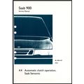 Saab 900 Automatic Clutch Sensonic Workshop Man...