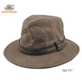 STETSON Distressed Faux Suede Outdoor Hat - Size M