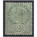 Jamaica 1889 SG28 2d Green Mounted Mint ..
