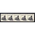 2226 2c Locomotive Fine MNH Dry Gum S/5 Z5209