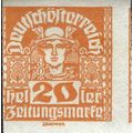 AUSTRIA, Mercury, newspaper, imp., orange 1921,...