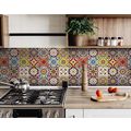 4" X 4" Mediterra Mosaic Peel and Stick Tiles