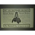 1910 Hayward Buckets Ad - Dig With Hayward Buckets