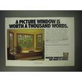 1990 Marvin Windows Ad - A picture window is wo...