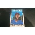 1986 Topps Traded Card # 111T Andres Thomas Exc...