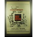 1948 Red River Movie Ad - In 25 years - only three!