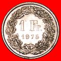 WITHOUT STAR (1968-2021): SWITZERLAND ★ 1 FRANC...
