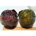 Christmas Ornament: Set of 2 Beaded Apples - Gr...