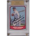 CHUCK CONNORS AUTOGRAPHED 1989 WESTERN RESERVE ...