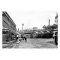 pt1345 - Covered Market & Station , Dewsbury , ...
