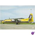 Tat Fokker f27 Aircraft Postcard A23847