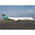 Mexicana Fokker 100 Aircraft Postcard (A24236)