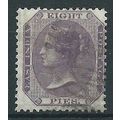 India 1860 SG53 8 pies Mauve Very Fine Used . . ..