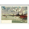 Art GENOVA La Lanterna Postcard by Benzo