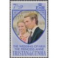 Tristan Da Cunha 1973 Royal Wedding 7½p Princes...