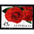 Australia 1999 Flowers 45c Used Stamp.. Roses