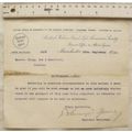 1913 letter Scottish Widows Fund, Manchester, G...