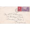 United States 1938 New York to London Cover New...