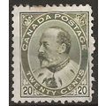 Canada 1903 SG186 20c Deep Olive-Green (slight ...
