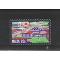 Malta.SG679 25c "Industry".Mounted Mint.May25