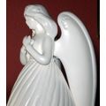 Beautiful Creamy Colored Ceramic Angel Figurine