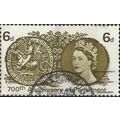 GB, Parliament 700 years, black & white 1965, 6d