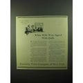 1921 Guaranty Trust Company of New York Ad - Wills