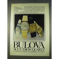 1978 Bulova Watch Ad - #92931, 92840, 92819, 92928