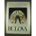 1978 Bulova Watch Ad - 50808 52887 50810 52889 ...