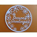 6 x Duo Dies Die Cuts Seasons Greetings Frame