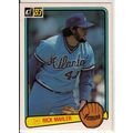 1983 Donruss baseball card 527 Rick Mahler
