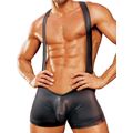 Falcon Studios Wet Look Singlet - Black - Med &...