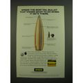 1989 Speer Boat Tail Bullets Ad - The boat tail...