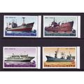NORTH KOREA 2003 SHIPS SET 4 VALS UM MINT