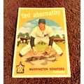 Topps 1959 Ted Abernathy # 169 Washington Senit...