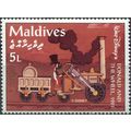 Maldives. 1995. Donald Duck driving Stephenson?...