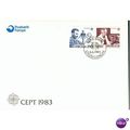 Faroe Islands FDC 1983 - SG 83-84 - Europa CEPT