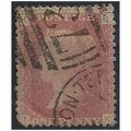 1858 SG43 1d Red Plate 157 Good Used Rounded Co...