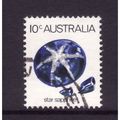 AUSTRALIA 1974 SG552a 10c STAR SAPPHIRE FINE US...