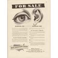 movie advertising bureau 1947 for sale eyes ear...