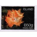 2016 Iceland Sc# 1414 - Marine Fauna (sea anemo...