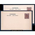 Canada #P68c Postal Card George VI MINT Dark Br...