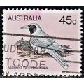 AUSTRALIA, 1980 45c Masked Woodswallow p12.5, S...