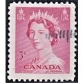 CANADA, 1953 3c QEII, SG 452 (Scott #327), used