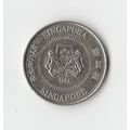 SINGAPORE COIN - 10 CENTS 1986/VF